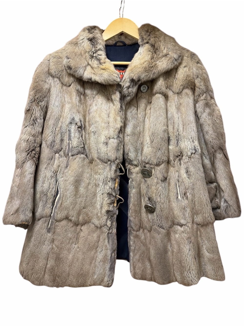 Women’s Vintage REAL Fur Coat with Pockets - Make an Offer